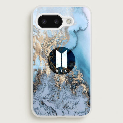 K-Pop Band Logo Marble  - BTS Phone Case for Google Pixel 9a