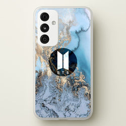 K-Pop Band Logo Marble  - BTS Phone Case for Galaxy A15