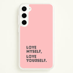 Love Myself, Love Yourself K-Pop Band  -  Phone Case for Galaxy S23 Plus