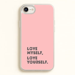 Love Myself, Love Yourself K-Pop Band  -  Phone Case for iPhone 6 Plus / 7 Plus / 8 Plus