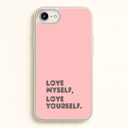 Love Myself, Love Yourself K-Pop Band  -  Phone Case for iPhone 6 / 7 / 8 / SE