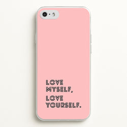 Love Myself, Love Yourself K-Pop Band  -  Phone Case for iPhone 5 / 5s / SE 2016