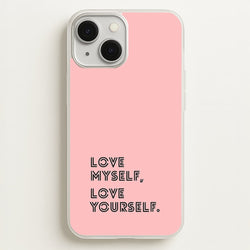 Love Myself, Love Yourself K-Pop Band  -  Phone Case for iPhone 13 Mini