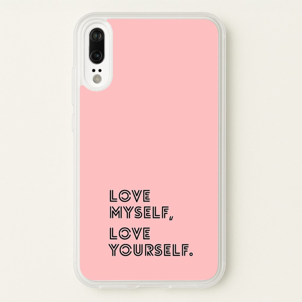 Love Myself, Love Yourself K-Pop Band  -  Phone Case for Huawei P20