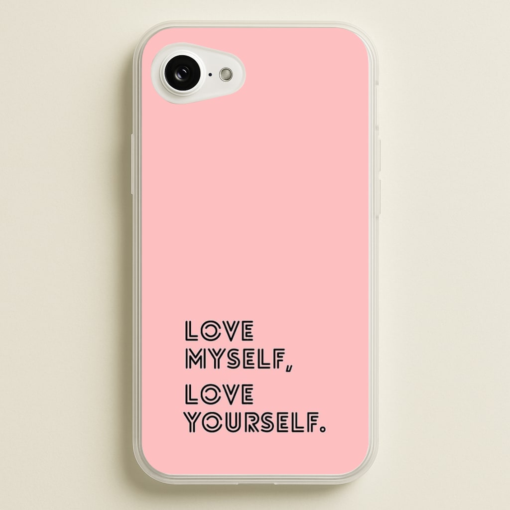 Love Myself, Love Yourself K-Pop Band  -  Phone Case for iPhone 16e