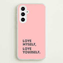 Love Myself, Love Yourself K-Pop Band  -  Phone Case for Galaxy A16