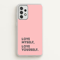 Love Myself, Love Yourself K-Pop Band  -  Phone Case for Galaxy A52 / A52s
