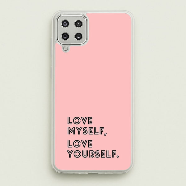 Love Myself, Love Yourself K-Pop Band  -  Phone Case for Galaxy A12