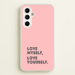 Love Myself, Love Yourself K-Pop Band  -  Phone Case for Galaxy A54