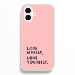 Love Myself, Love Yourself K-Pop Band  -  Phone Case for iPhone 16 Plus