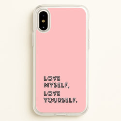 Love Myself, Love Yourself K-Pop Band  -  Phone Case for iPhone X / XS