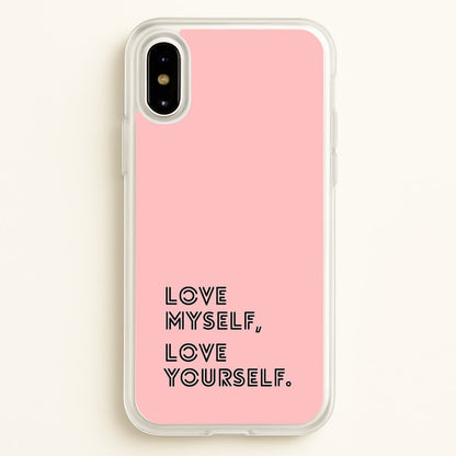 Love Myself, Love Yourself K-Pop Band  -  Phone Case for iPhone X / XS