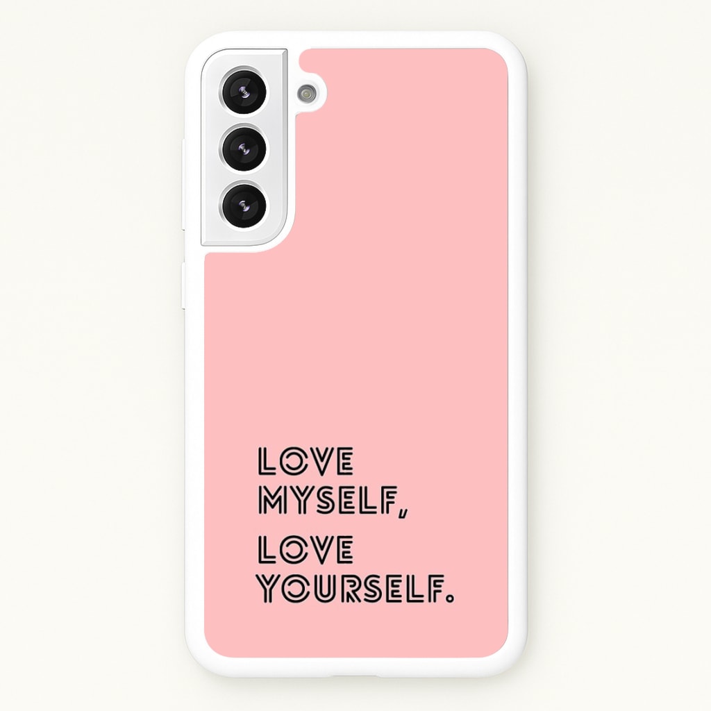 Love Myself, Love Yourself K-Pop Band  -  Phone Case for Galaxy S22 Plus
