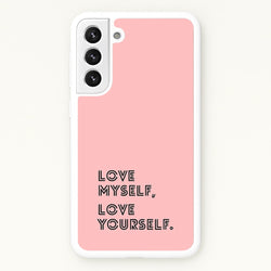 Love Myself, Love Yourself K-Pop Band  -  Phone Case for Galaxy S22 Plus
