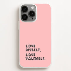 Love Myself, Love Yourself K-Pop Band  -  Phone Case for iPhone 11 Pro