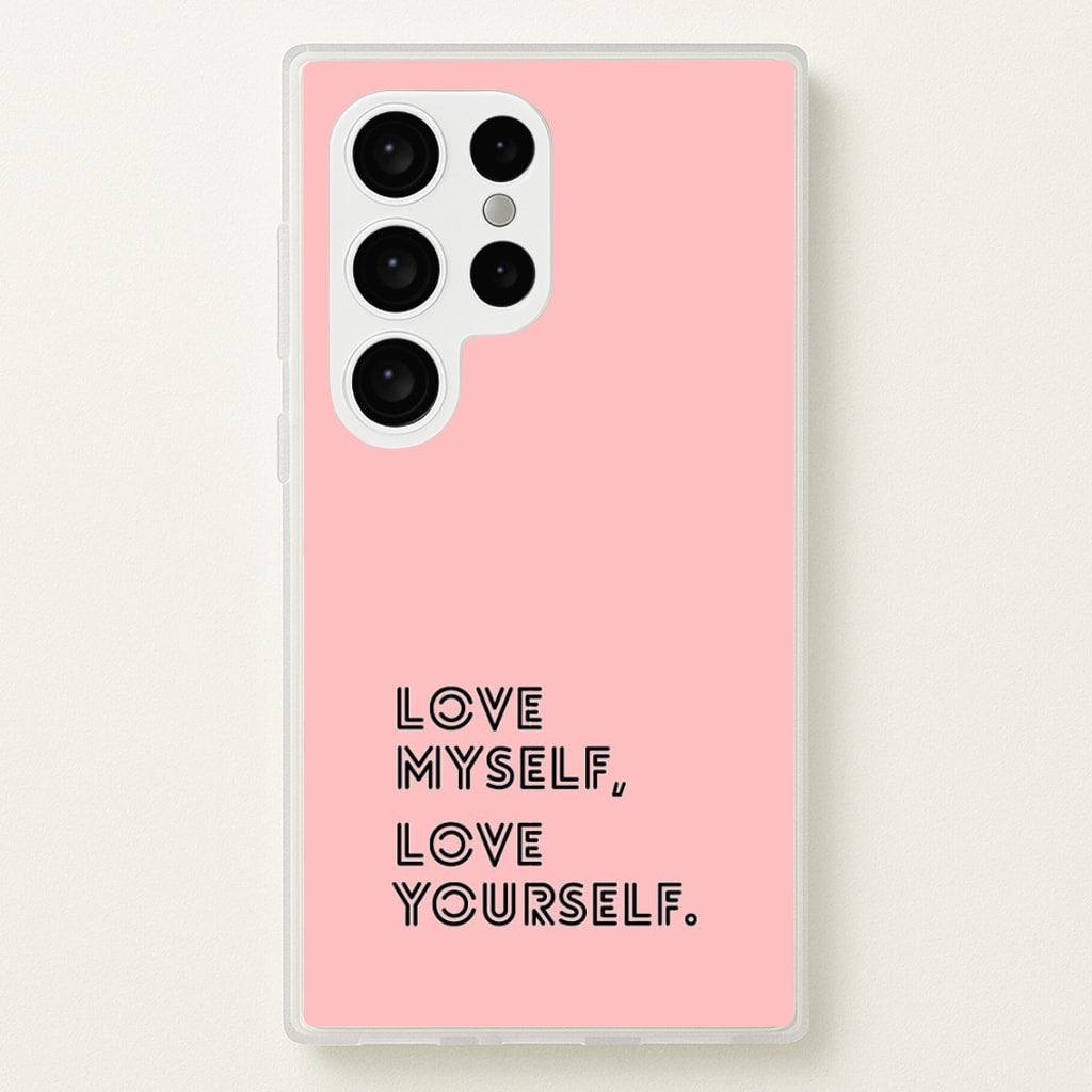 Love Myself, Love Yourself K-Pop Band  -  Phone Case for Galaxy S24 Ultra