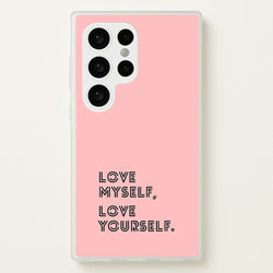 Love Myself, Love Yourself K-Pop Band  -  Phone Case for Galaxy S24 Ultra