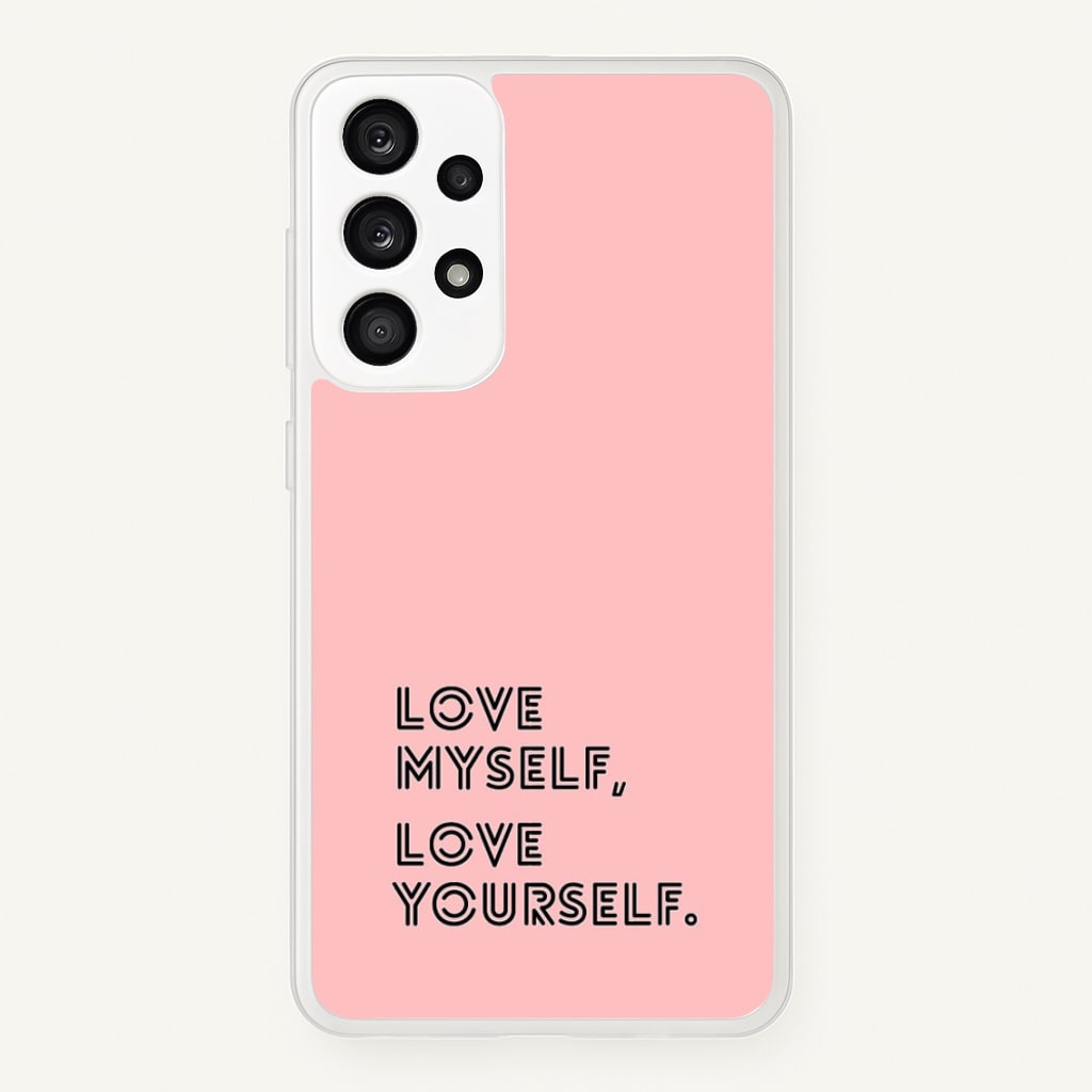 Love Myself, Love Yourself K-Pop Band  -  Phone Case for Galaxy A33