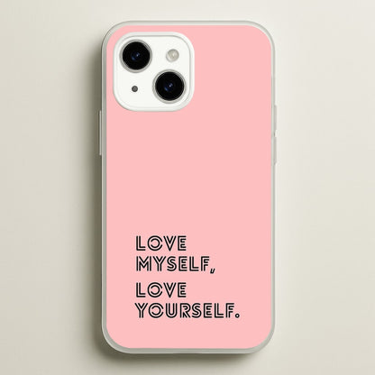 Love Myself, Love Yourself K-Pop Band  -  Phone Case for iPhone 15 Plus