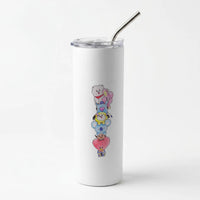 K-Pop Band BT21 Drawing Skinny Tumbler