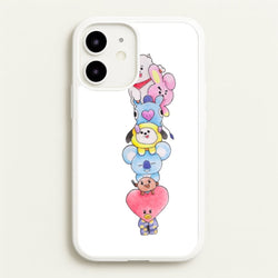 K-Pop Band BT21 Drawing  -  Phone Case for iPhone 12 Mini