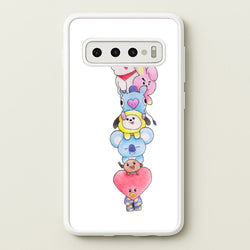 K-Pop Band BT21 Drawing  -  Phone Case for Galaxy S10 Plus