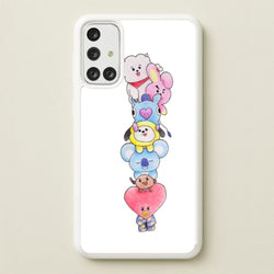 K-Pop Band BT21 Drawing  -  Phone Case for Galaxy A71