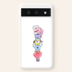 K-Pop Band BT21 Drawing  -  Phone Case for Google Pixel 8a