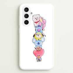 K-Pop Band BT21 Drawing  -  Phone Case for Galaxy S23FE