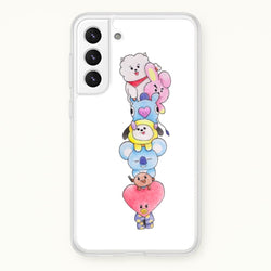 K-Pop Band BT21 Drawing  -  Phone Case for Galaxy S22 Plus