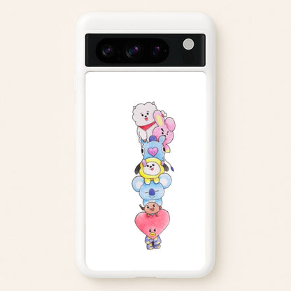 K-Pop Band BT21 Drawing  -  Phone Case for Google Pixel 8 Pro