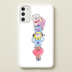 K-Pop Band BT21 Drawing  -  Phone Case for Galaxy S20FE