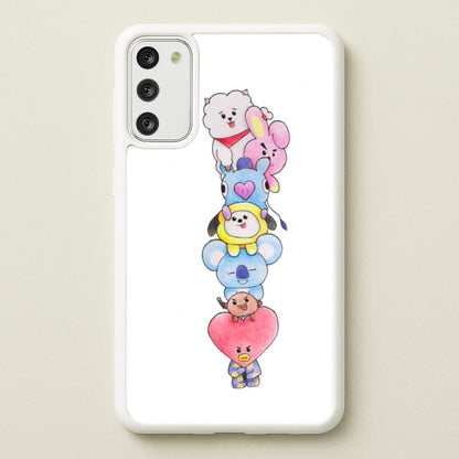 K-Pop Band BT21 Drawing  -  Phone Case for Galaxy S20FE