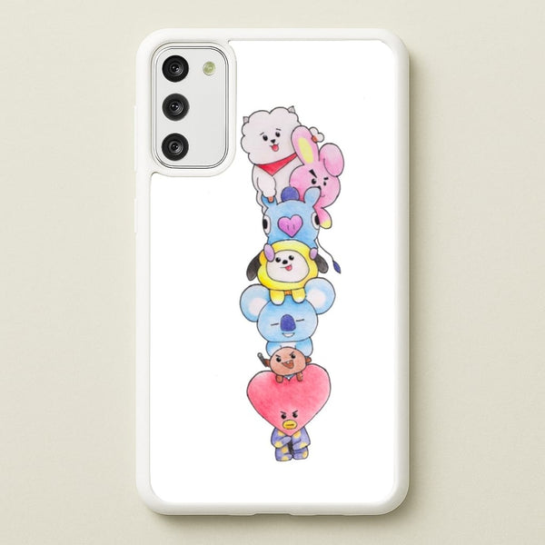 K-Pop Band BT21 Drawing  -  Phone Case for Galaxy S20FE