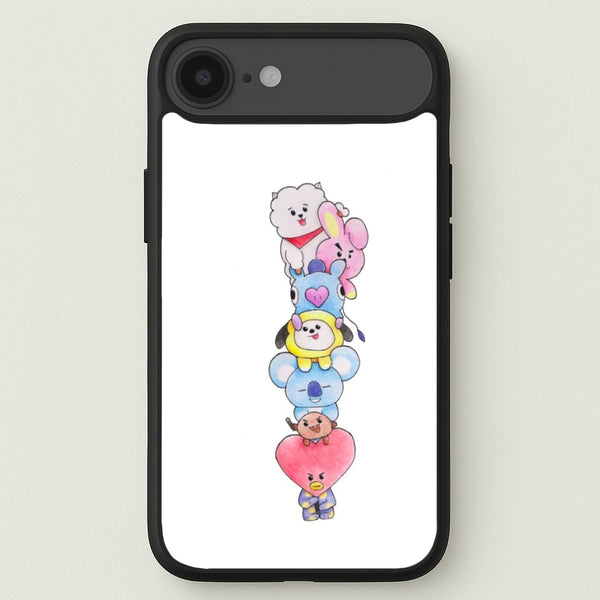 K-Pop Band BT21 Drawing Phone Case for iPhone 17 Air