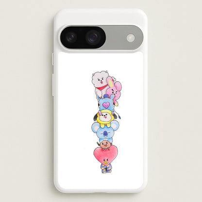 K-Pop Band BT21 Drawing  -  Phone Case for Google Pixel 9 / 9 Pro