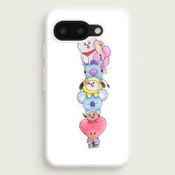 K-Pop Band BT21 Drawing  -  Phone Case for Google Pixel 9a