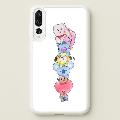 K-Pop Band BT21 Drawing  -  Phone Case for Huawei P20 Pro
