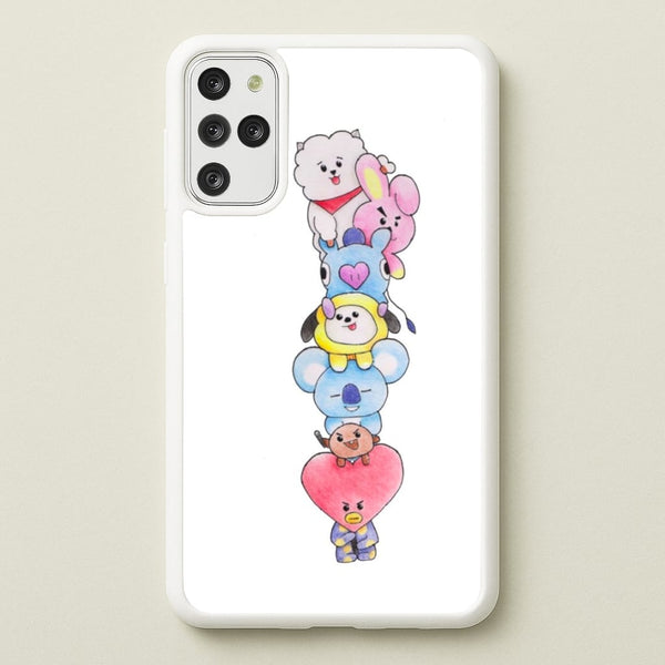 K-Pop Band BT21 Drawing  -  Phone Case for Galaxy S20 Plus
