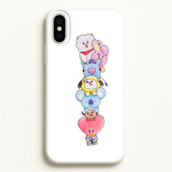 K-Pop Band BT21 Drawing  -  Phone Case for iPhone XS Max