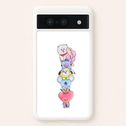 K-Pop Band BT21 Drawing  -  Phone Case for Google Pixel 8