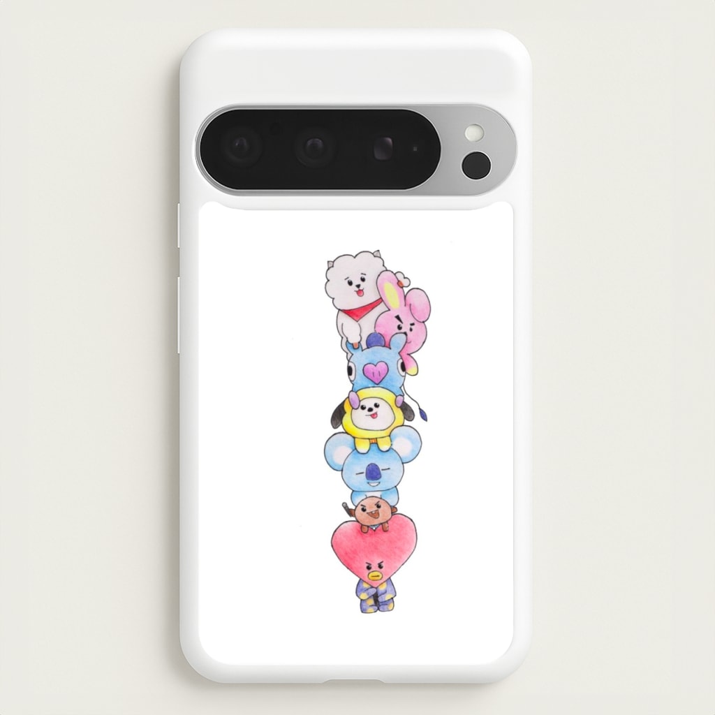 K-Pop Band BT21 Drawing  -  Phone Case for Google Pixel 9 Pro XL