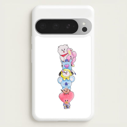 K-Pop Band BT21 Drawing  -  Phone Case for Google Pixel 9 Pro XL