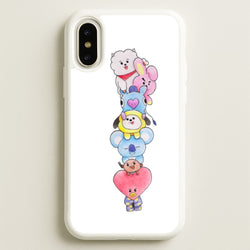 K-Pop Band BT21 Drawing  -  Phone Case for iPhone X / XS