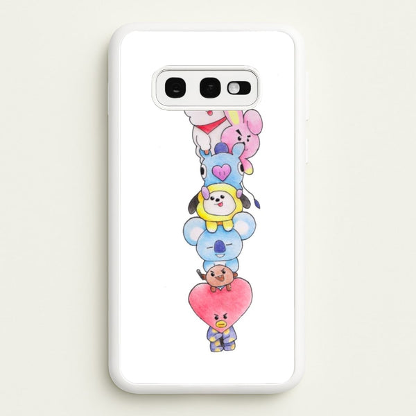K-Pop Band BT21 Drawing  -  Phone Case for Galaxy S10e