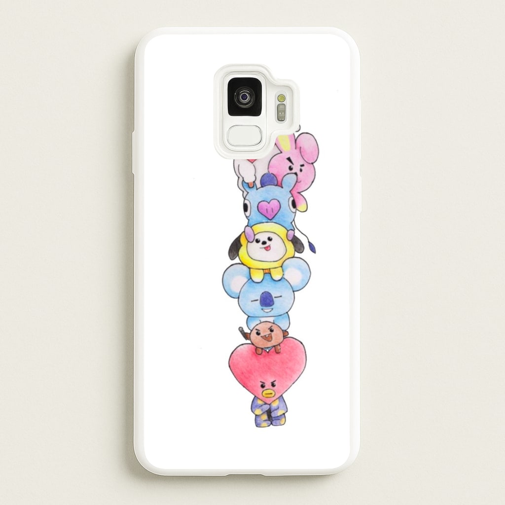 K-Pop Band BT21 Drawing  -  Phone Case for Galaxy S9