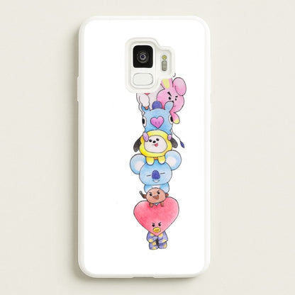 K-Pop Band BT21 Drawing  -  Phone Case for Galaxy S9