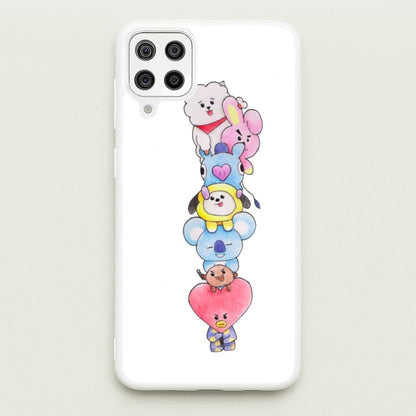K-Pop Band BT21 Drawing  -  Phone Case for Galaxy A12