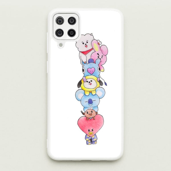 K-Pop Band BT21 Drawing  -  Phone Case for Galaxy A12