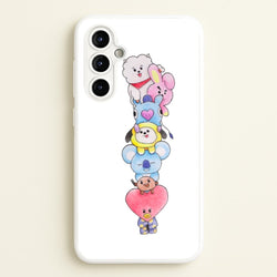 K-Pop Band BT21 Drawing  -  Phone Case for Galaxy A54